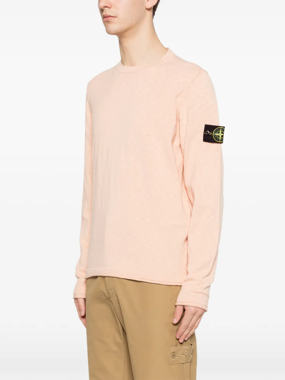 Джемпер с длинными рукавами Stone Island, розовый — фото 3