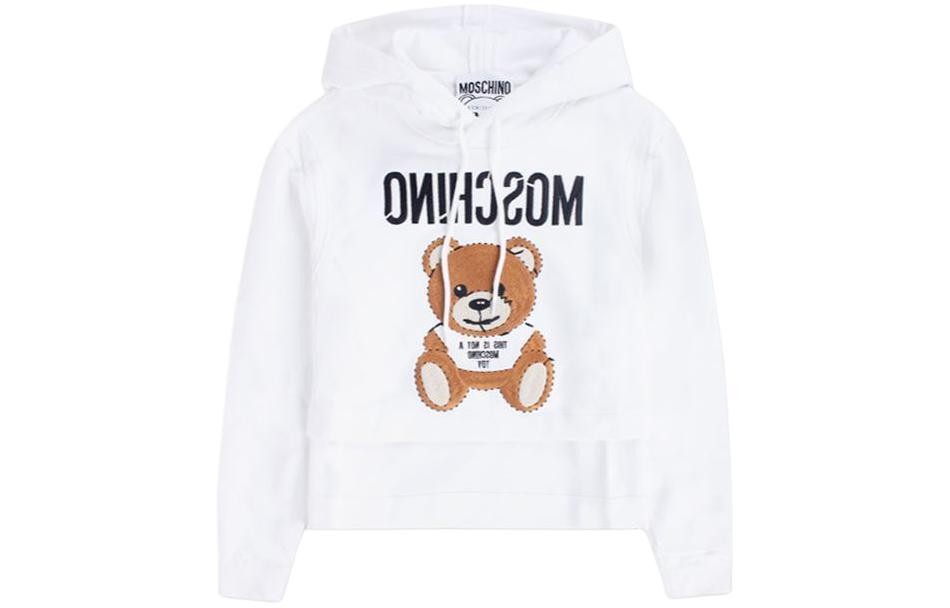 

Женская белая толстовка MOSCHINO