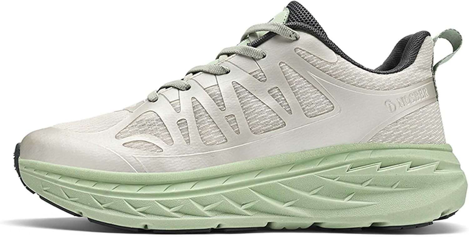 

Кроссовки для бега для пар, амортизирующие кроссовки для бега по бездорожью, дышащие повседневные походные кроссовки, обувь для ходьбы, легкая обувь Canopycasa, зеленый