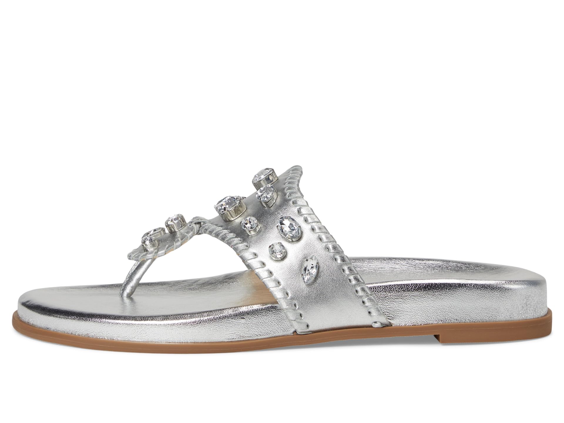 Сандалии Jack Rogers Jacks Sport Jeweled Sandals, серебряный — фото 4