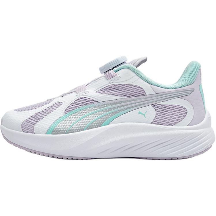 

Низкие кроссовки для бега POUNCE LITE DISC с износостойким верхом для детей PUMA, белый/фиолетовый