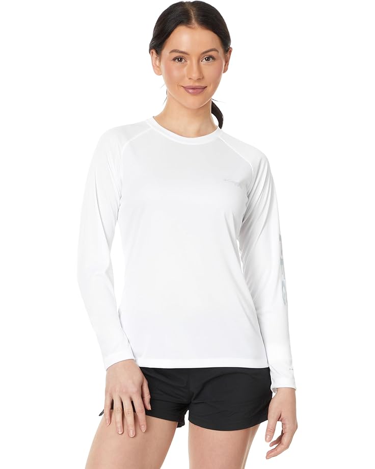 

Футболка Columbia Tidal Tee II L/S, цвет White/Cirrus Grey