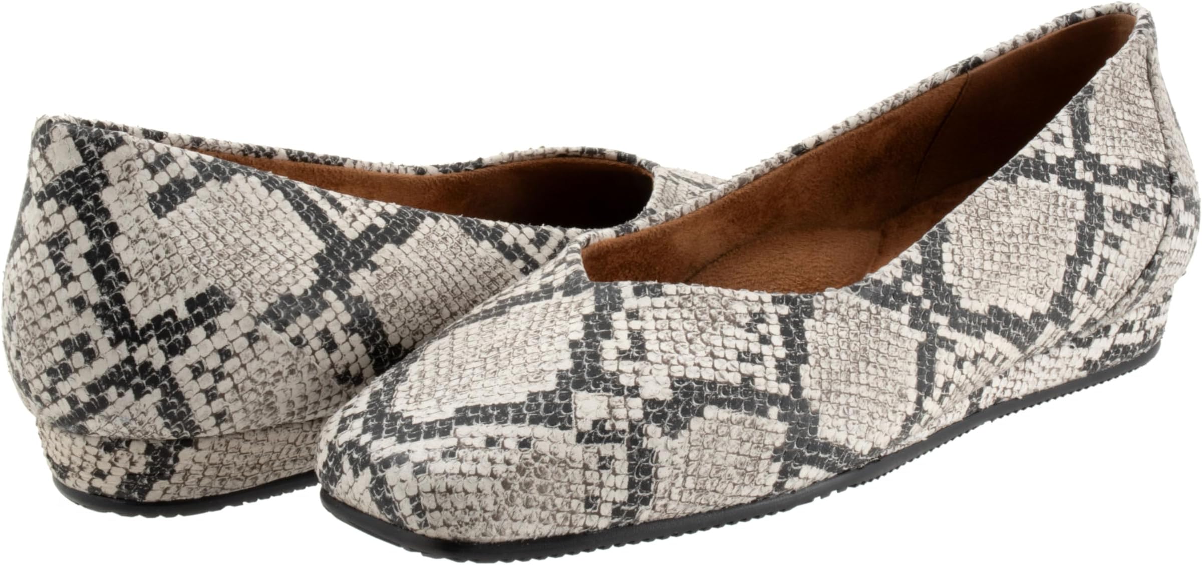 Балетки SoftWalk Vellore, цвет Blake White Snake