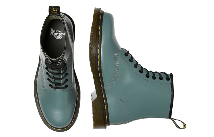 Мужские ботинки Dr.Martens 1460 из гладкой кожи, зелено-голубой — фото 3