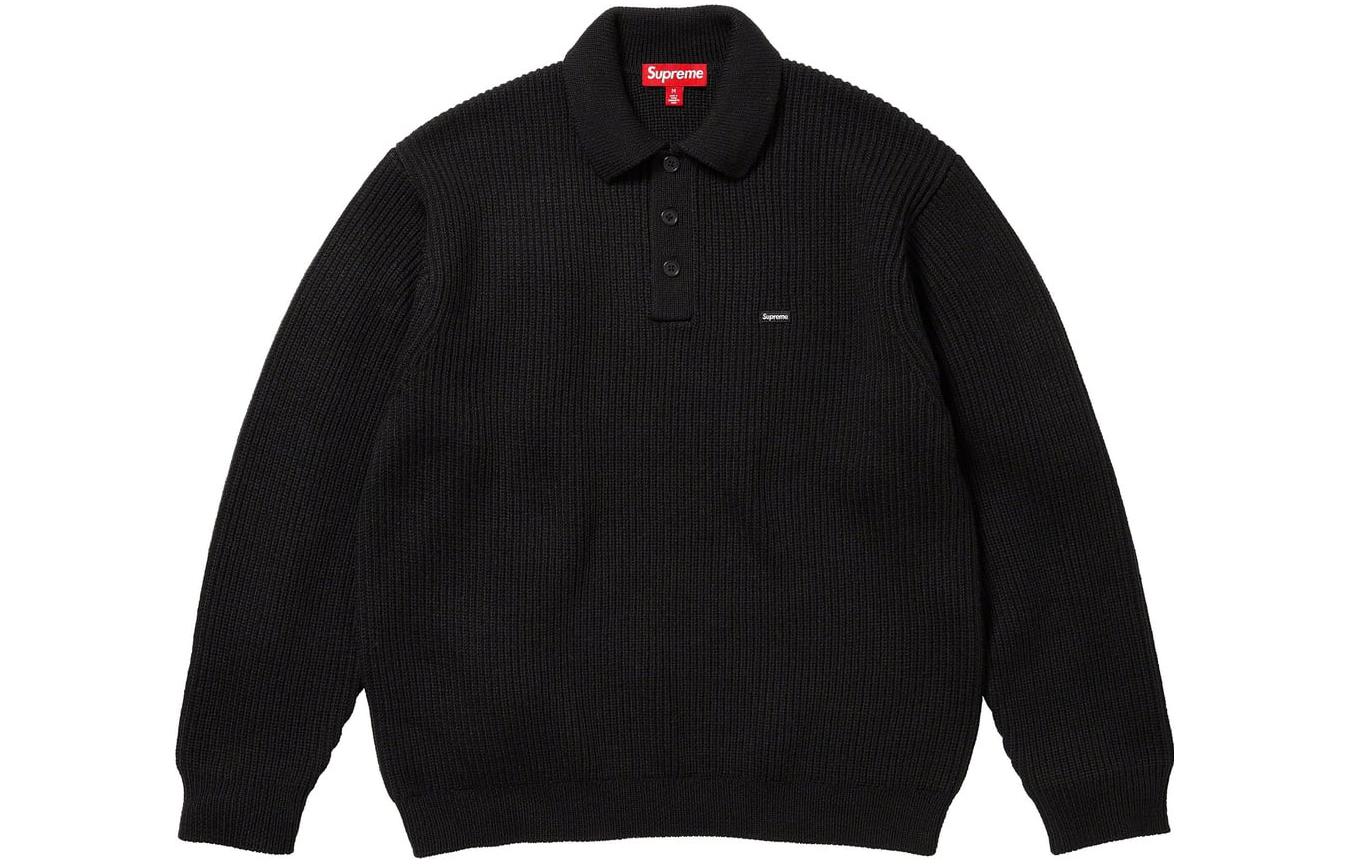 Малая коробка поло свитер Supreme, Темно-коричневый/Темно-коричневый — фото 2