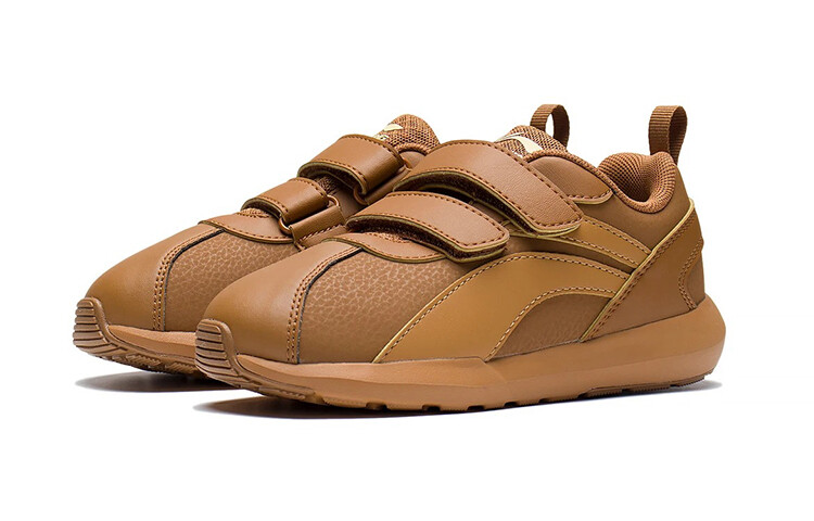 Кроссовки детские из коллекции Sports Life PS Low-top цвета корицы и облепихи Lining Young — фото 3