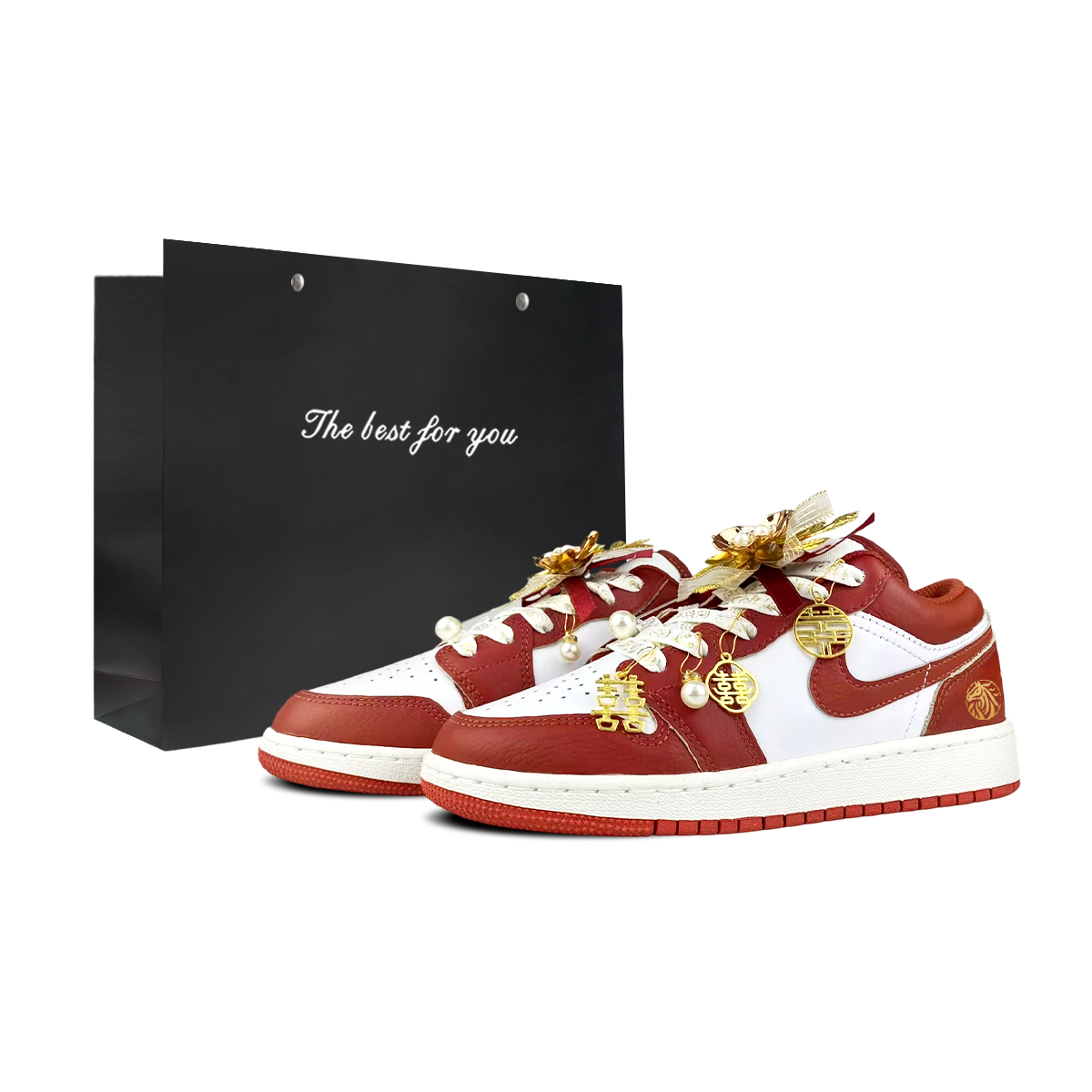 

Jordan кроссовки Air 1 Low top Vintage баскетбольные unisex красные