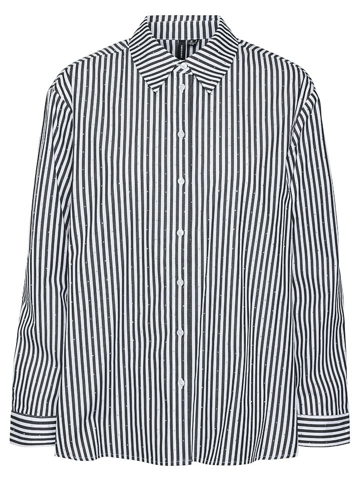 

Рубашка Vero Moda, черный/белый