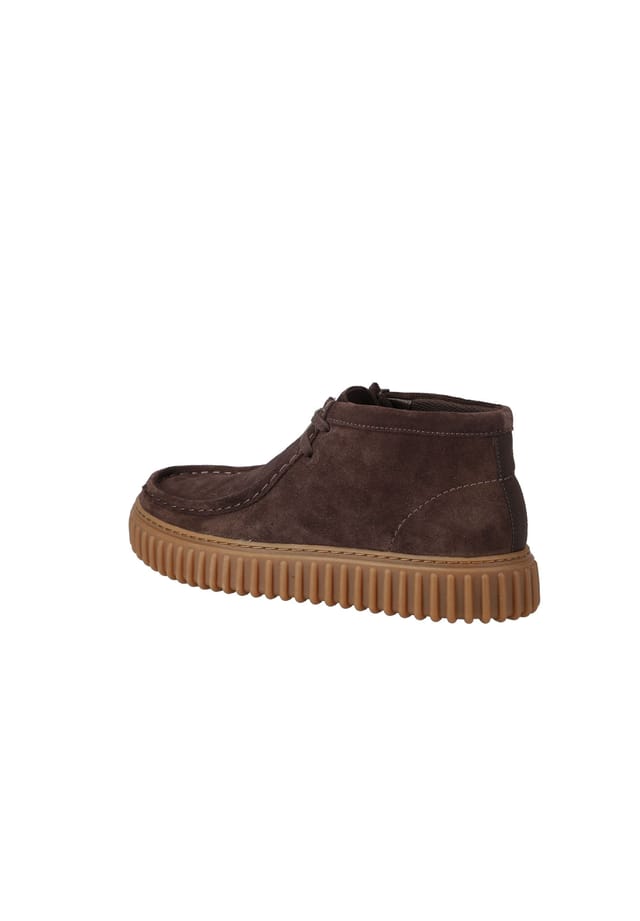 Ботинки унисекс Clarks Torhill Hi замшевые, темно-коричневый — фото 3