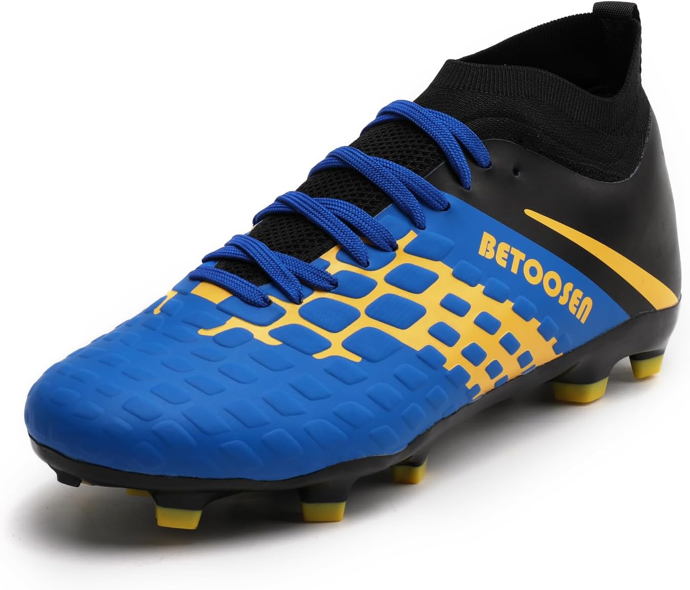 

Мужские футбольные бутсы для игры на твердом грунте, кроссовки для футбола и футзала Betoosen, синий