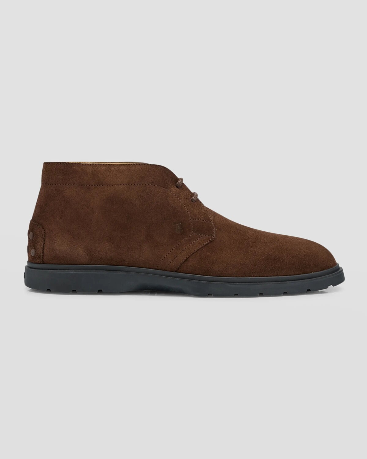 

Мужские замшевые ботинки чукка Polacco Ibrido Estivo Tod's, цвет Dark Brown
