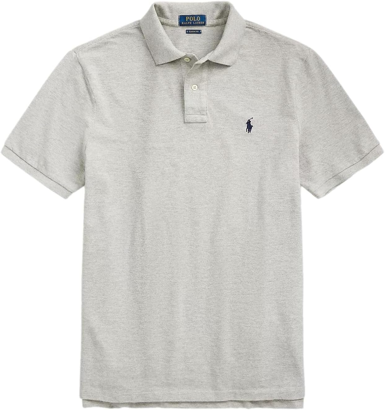 

POLO RALPH LAUREN Мужская новая классическая поло, Ralph Lauren Grey Heather., Серый, POLO RALPH LAUREN Мужская новая классическая поло, Ralph Lauren Grey Heather.