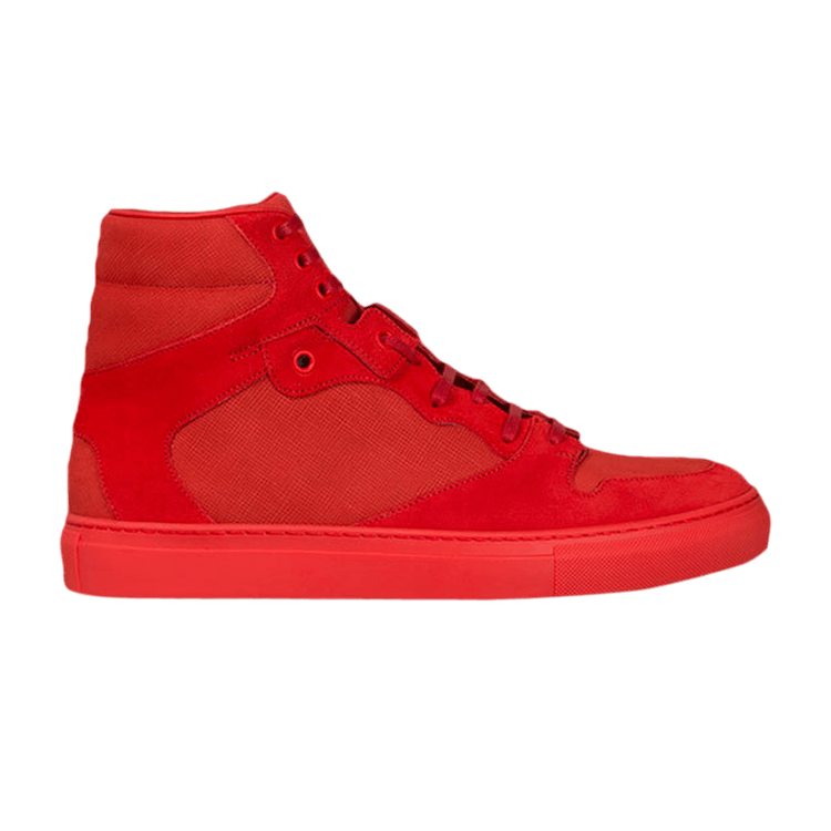 

Кроссовки Balenciaga Monochrome Nubuck High 'Rouge', красный