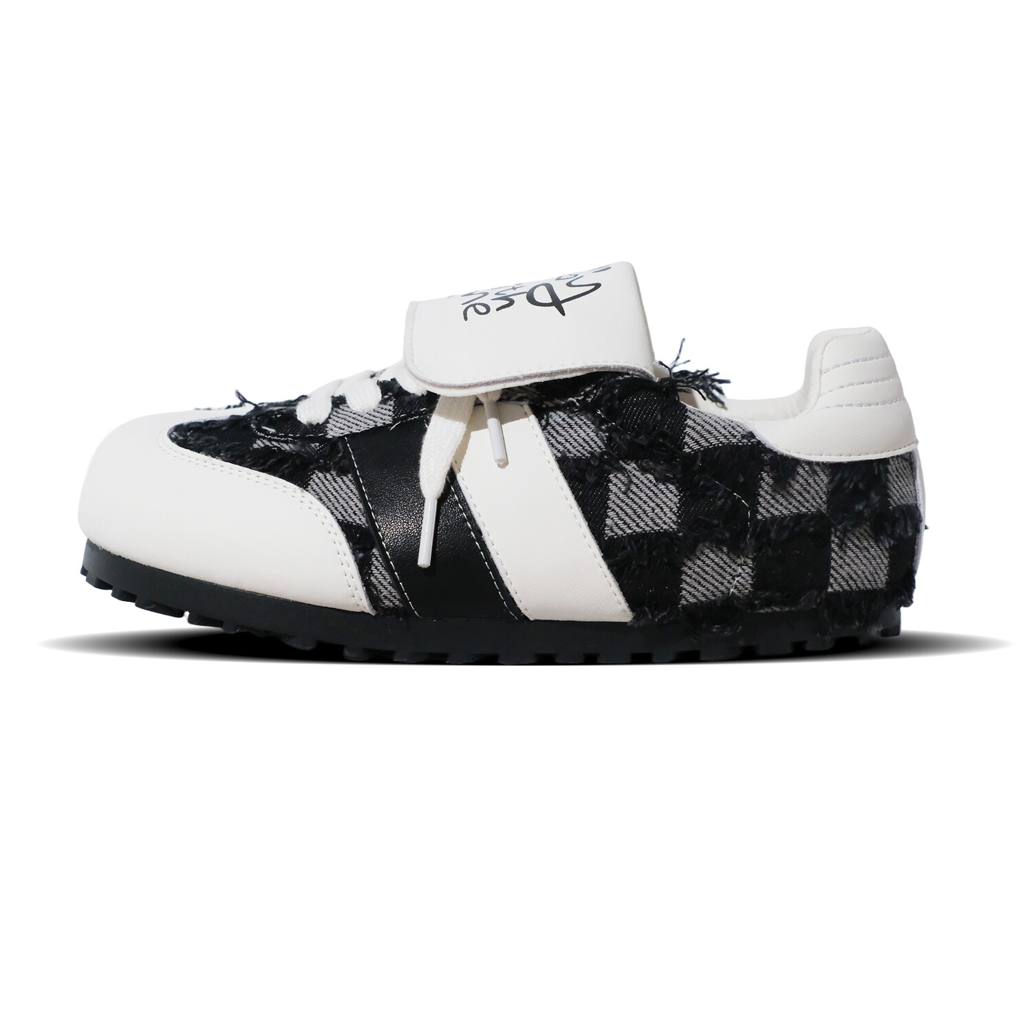 

Туфли женские повседневные Women's Casual Shoes Women's Eygpap, цвет Black/White Plaid