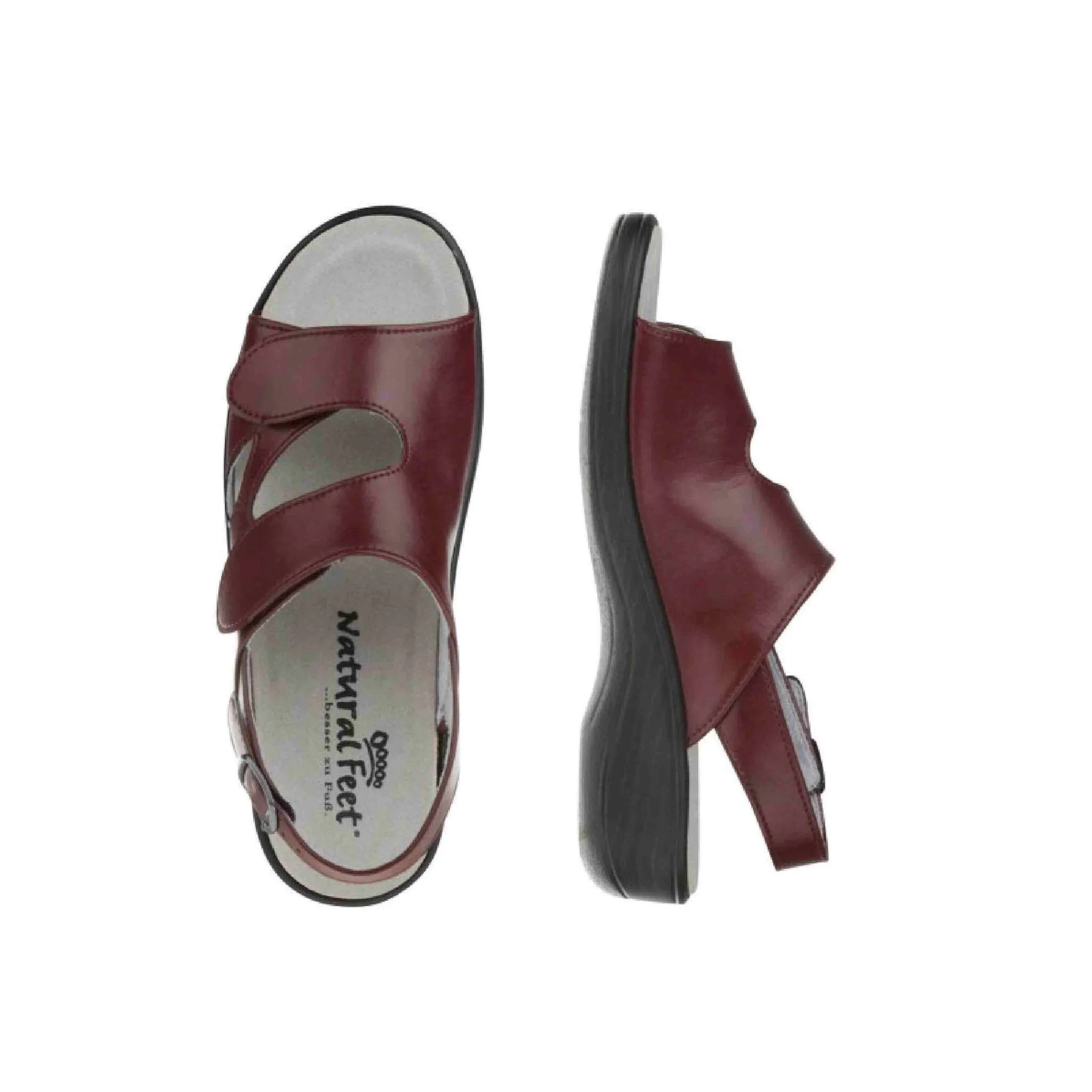 Сандалии Natural Feet "Cornelia" с удобной эластичной резинкой Sola, красный — фото 4