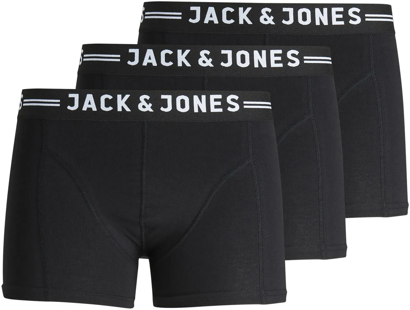 

Боксеры Jack & Jones "Sense Trunks" (упаковка, 3 шт.), черный