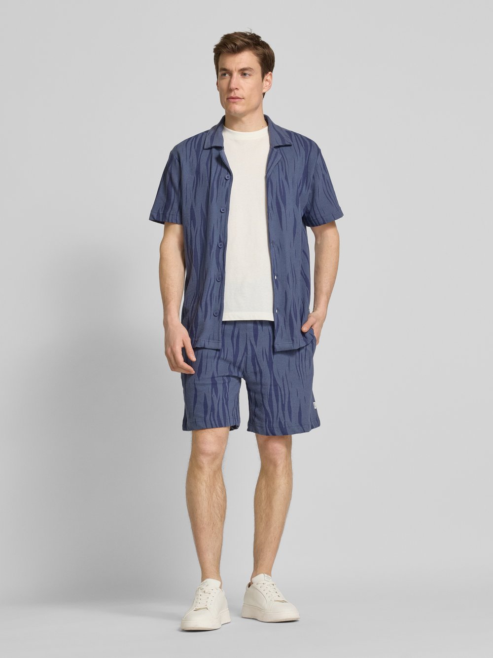

Рубашка свободного кроя с рукавами 1/2 Knowledge Cotton Apparel