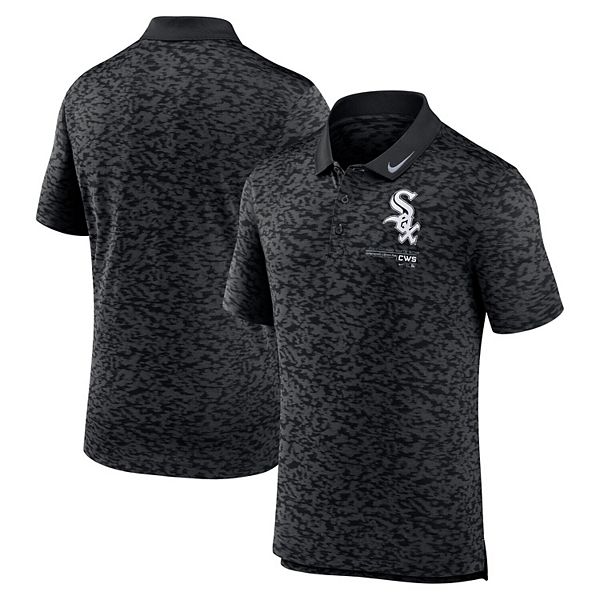 Мужская черная футболка-поло Chicago White Sox Next Level Nike