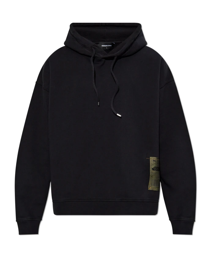 

Толстовка с капюшоном Dsquared2, черный