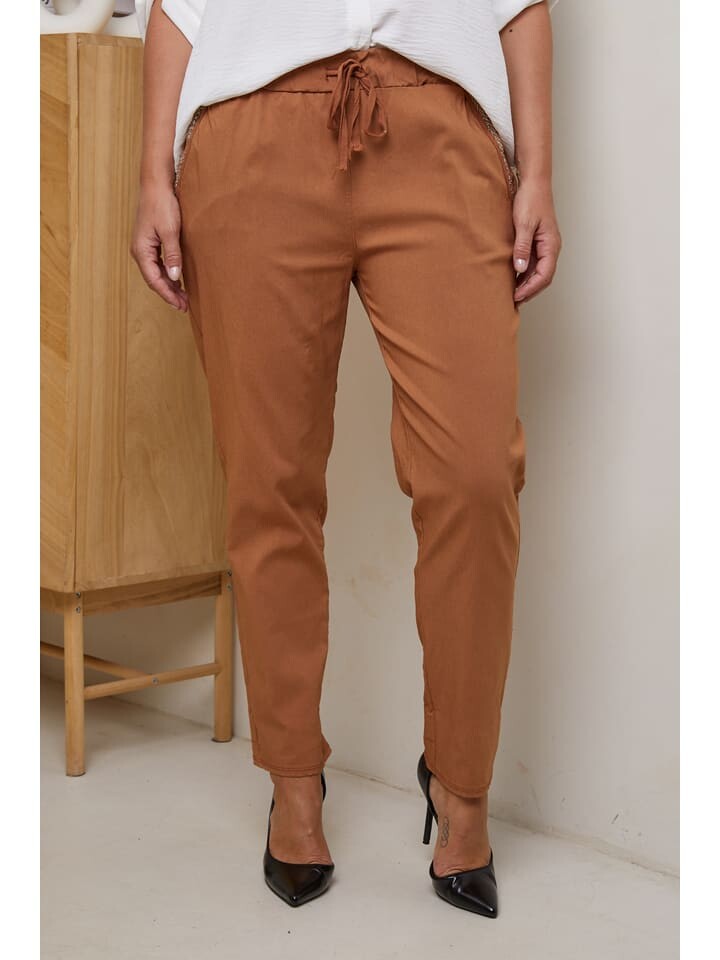 

Тканевые брюки Curvy Lady Hose, коричневый