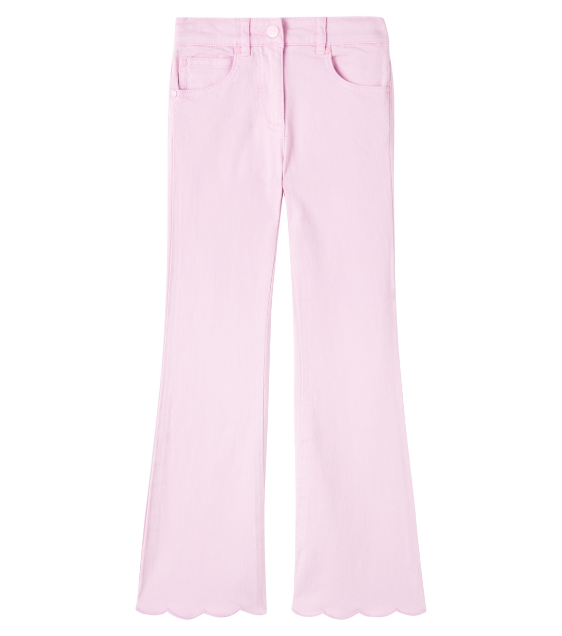 

Женские джинсы с воланом расклешенные Stella McCartney Kids, фиолетовый
