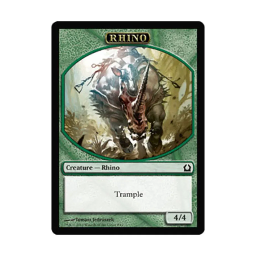

CCG Носорог – Жетон (С), MTG - Return to Ravnica