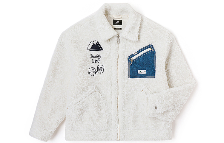 

Lee Пуховик Buddy Series FW23 унисекс цвета айвори, Ivory