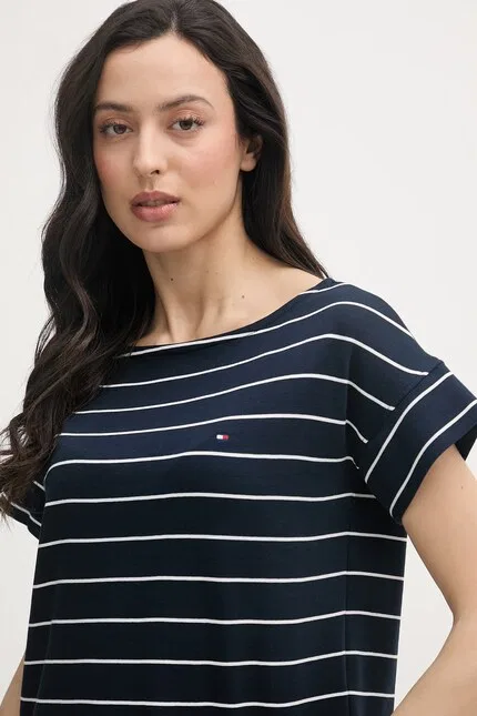 Футболка с коротким рукавом свободная Tommy Hilfiger, синий — фото 4