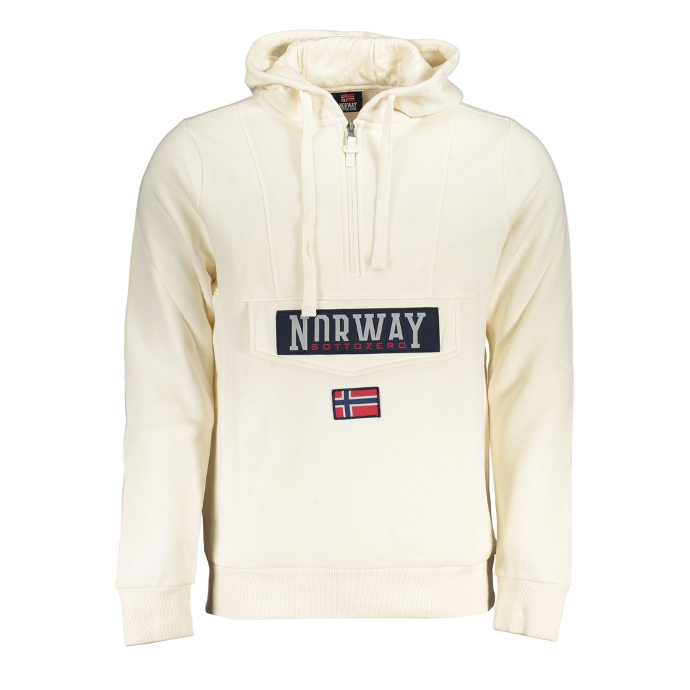 

Толстовка с капюшоном Elevated Comfort белого цвета Geographical Norway