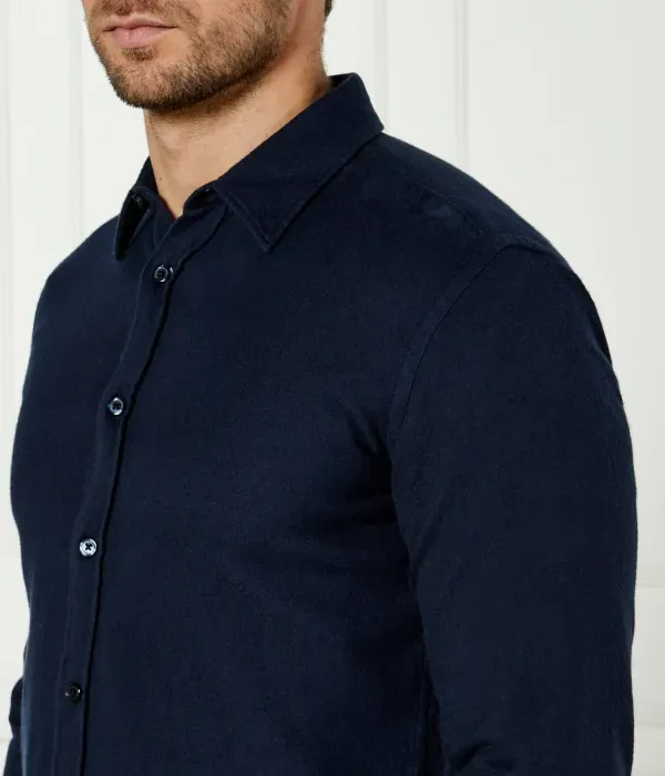 C-Roan-Kent-C4-244 Рубашка slim fit Boss, темно-синий — фото 4
