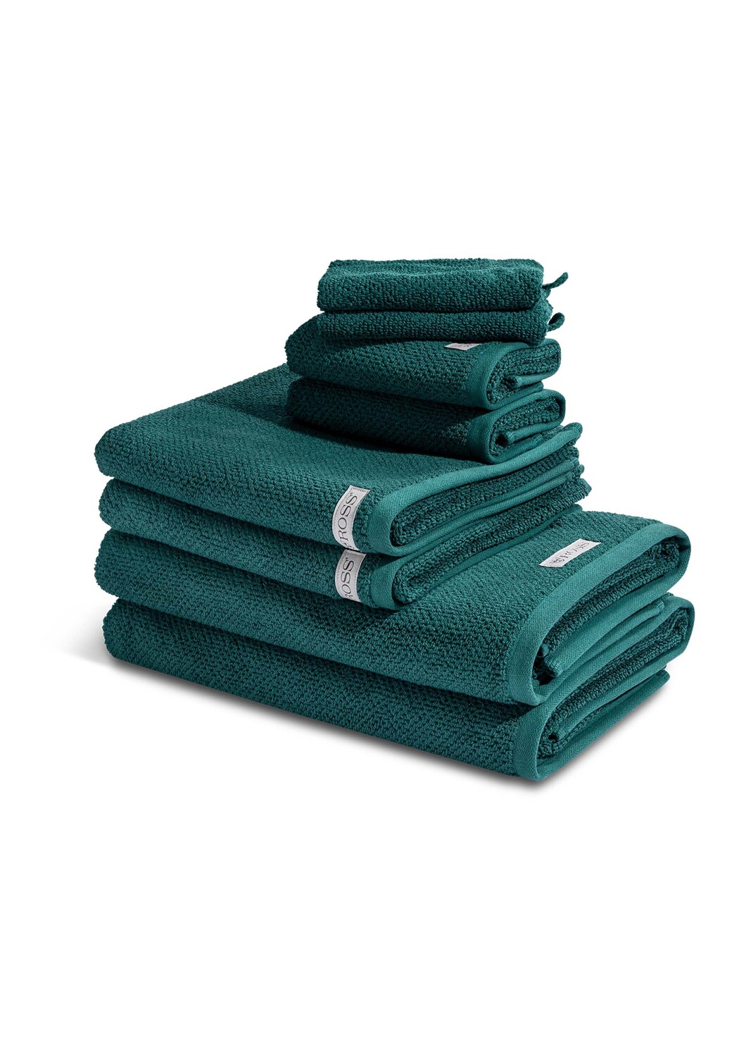 

Полотенце для ванной Ross 2 X Wasch 2 X Gäste 2 X Dusch 2 X im Set Selection Organic Cotton, цвет Moosgrün