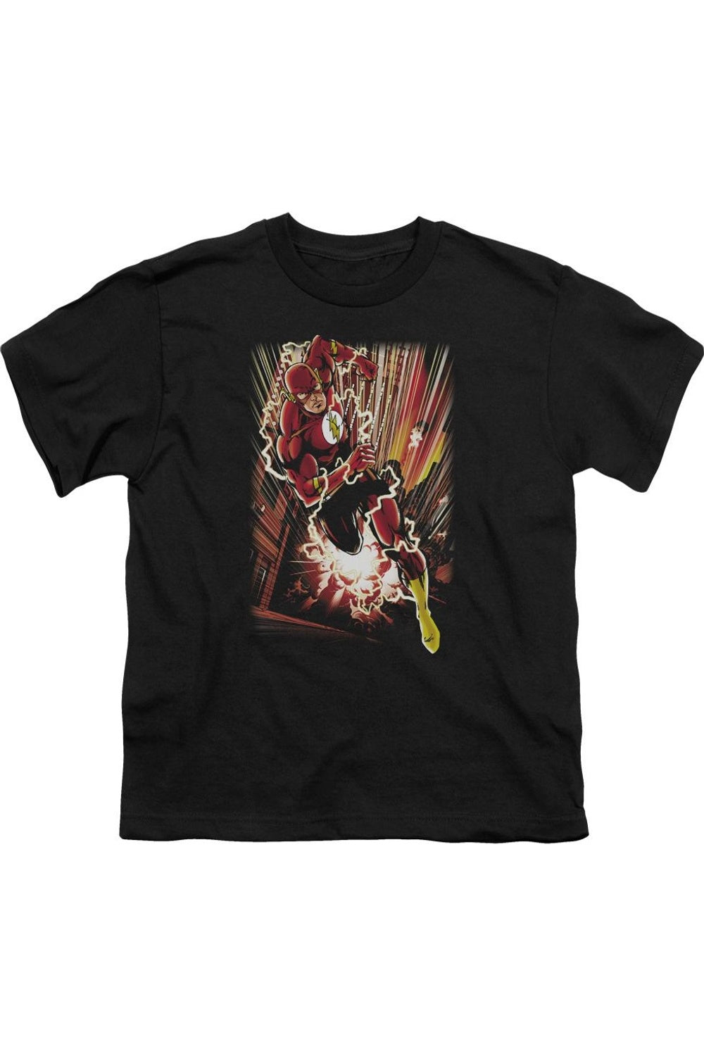 

Футболка с коротким рукавом Justice League of America Street Speed для детей Gildan, черный