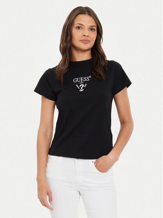 

Футболка стандартного кроя Guess, черный