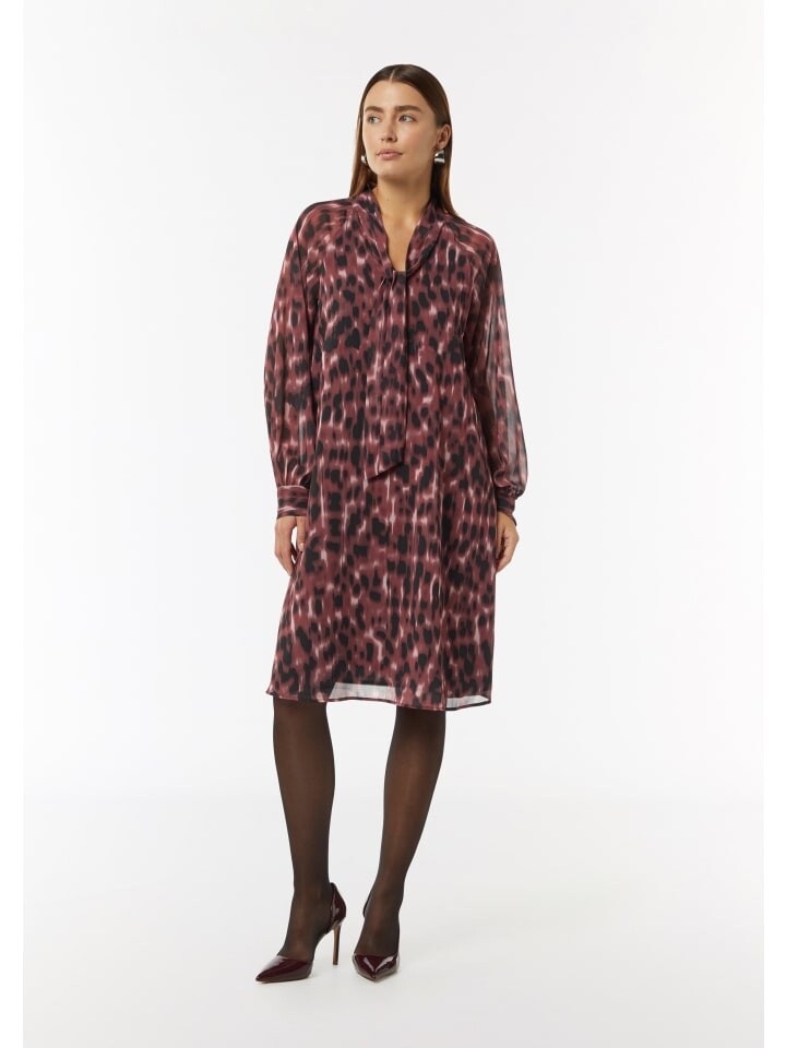 

Короткое платье comma Kleid kurz, цвет Mehrfarbig-rot