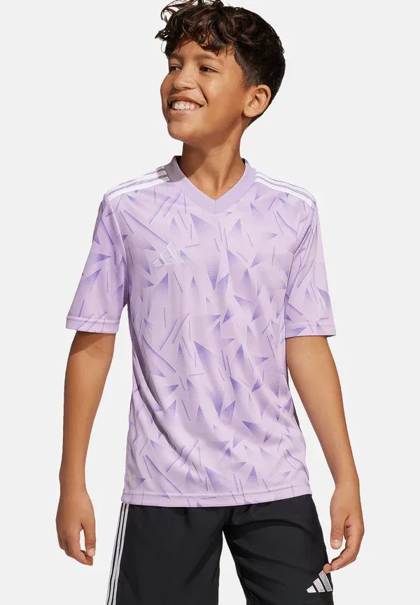 Футболка Adidas Performance Fussball Icon Sports T-Shirt, лилово-белый