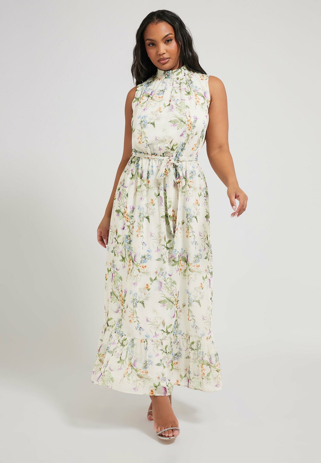 

Платье макси Yours Clothing, кремовый