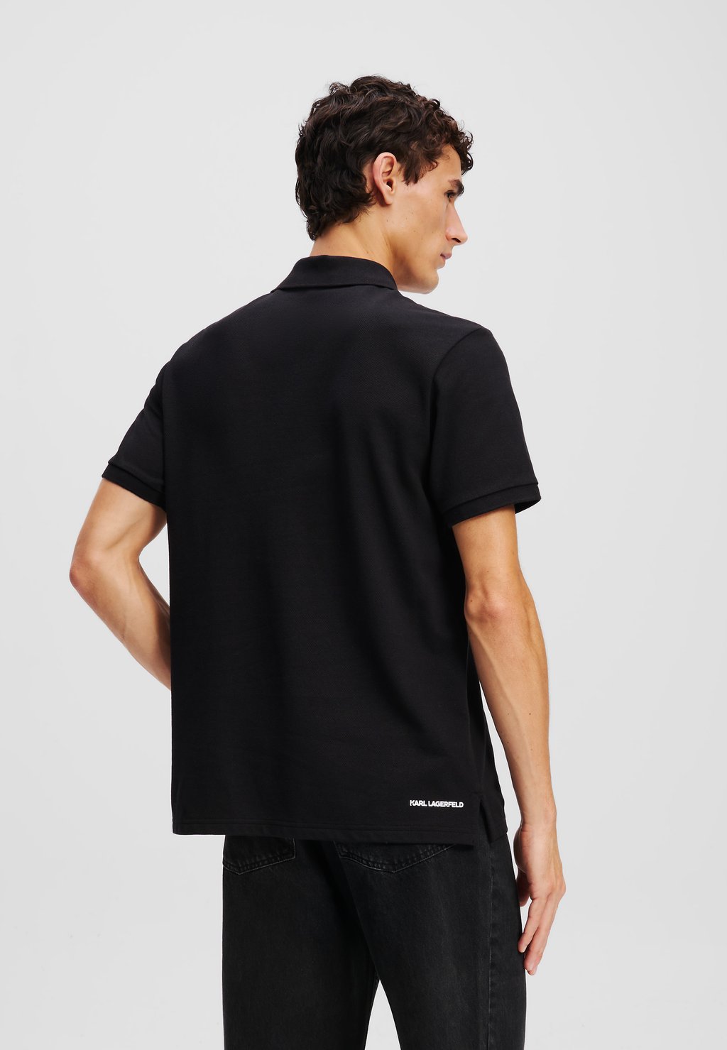

Рубашка поло IKON KARL LAGERFELD, черный