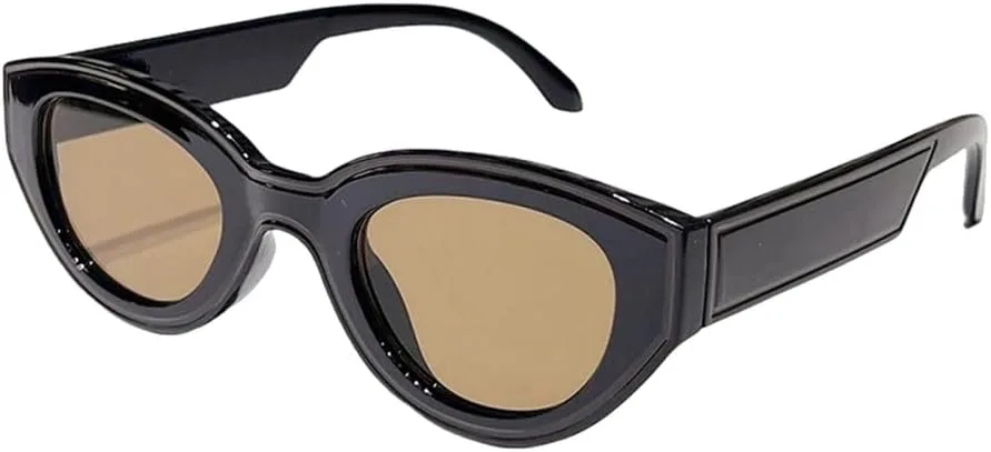 

Солнцезащитные очки овальной формы для женщин и мужчин, с поликарбонатными линзами, в винтажном повседневном стиле, с защитой от УФ-излучения UV400 VFDHN, C2