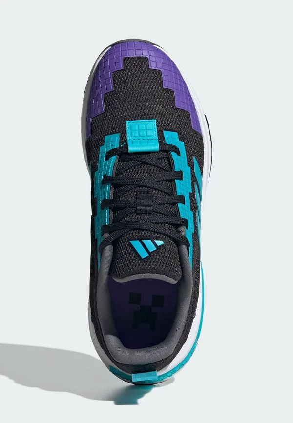 Низкие кроссовки minecraft Adidas Sportswear, Core Black Lucid Cyan Cloud White — фото 3