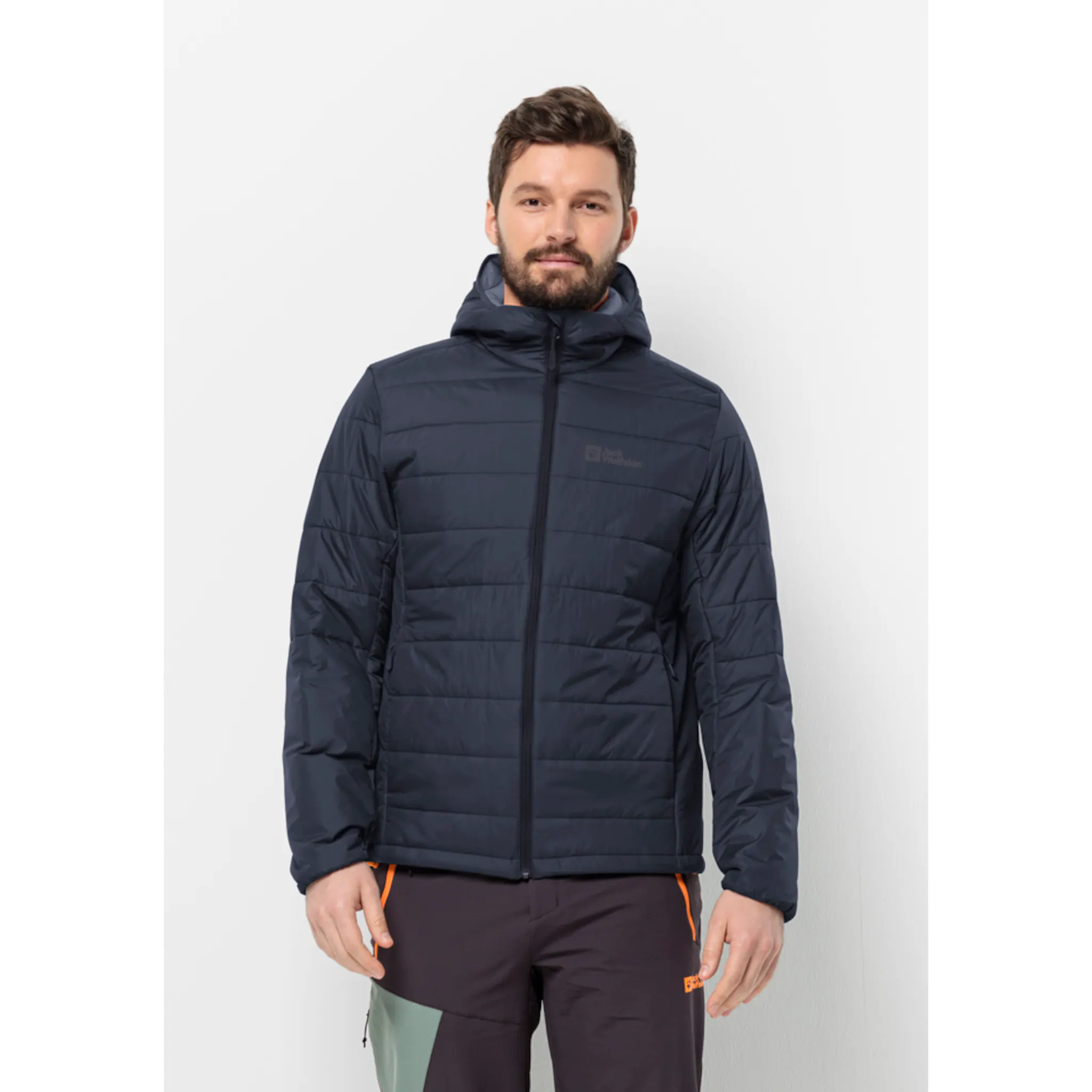 

Функциональная куртка Jack Wolfskin "LAPAWA INS HOODY M", с капюшоном, синий