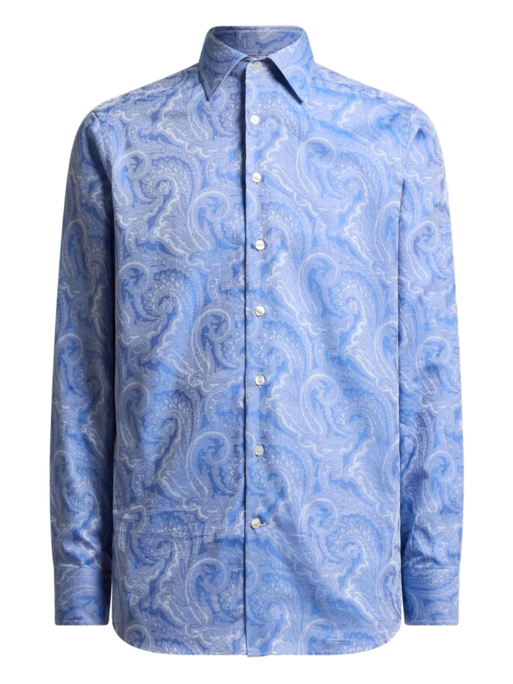 

Жаккардовая рубашка с узором пейсли ETRO, синий