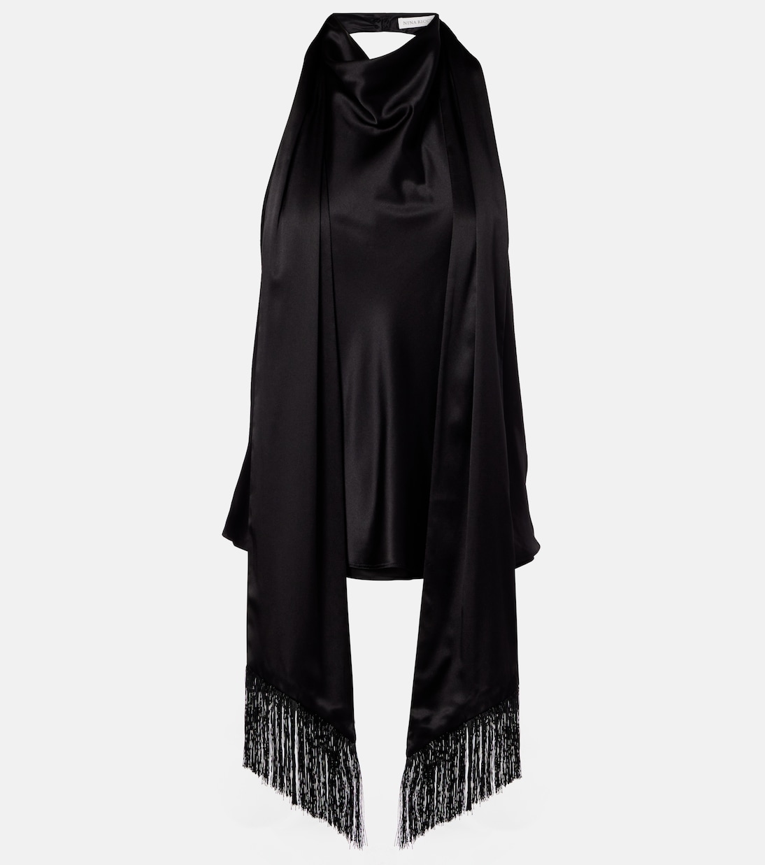 

Топ с деталью-шарфом Nina Ricci, черный