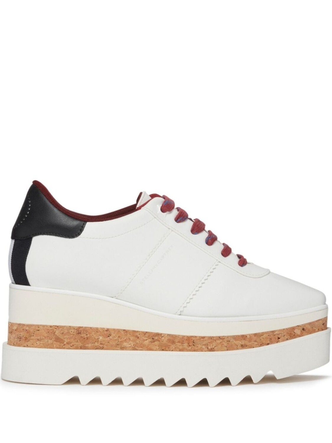 Stella McCartney кроссовки Sneak-Elyse на платформе, белый