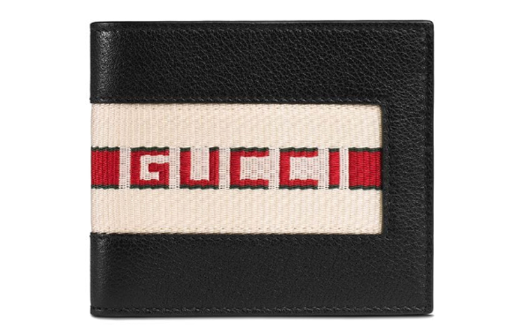 

Кожаный бумажник мужской черный GUCCI