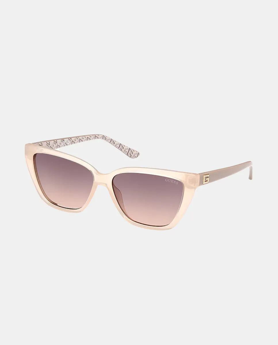

Женские солнцезащитные очки «кошачий глаз» бежевого цвета Guess, бежевый