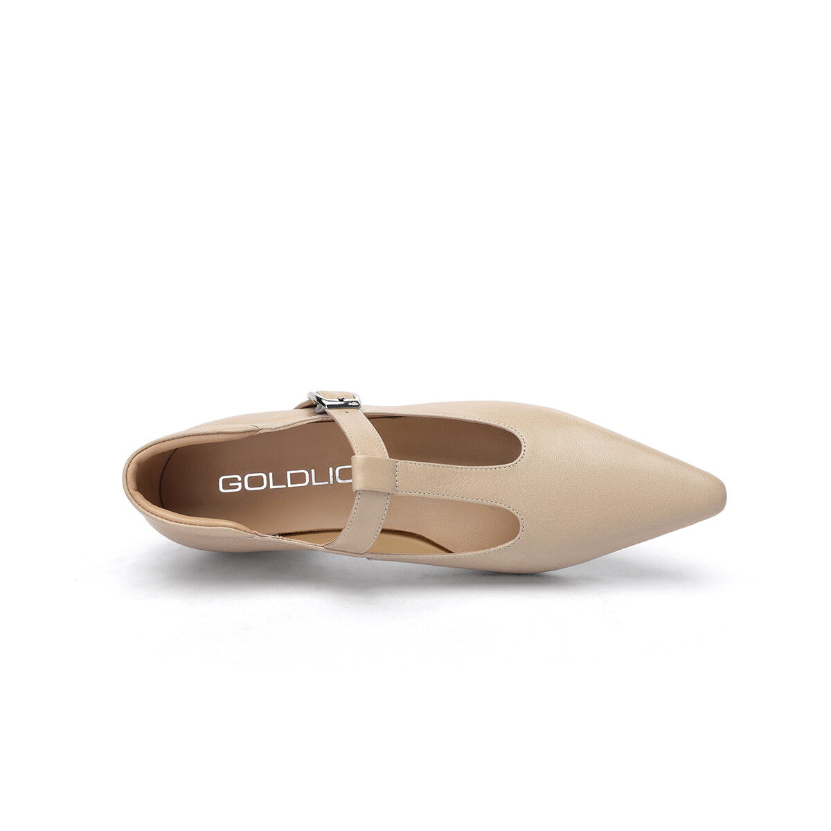 Туфли женские повседневные Women's Casual Shoes Women's Goldlion, цвет Light Apricot — фото 3