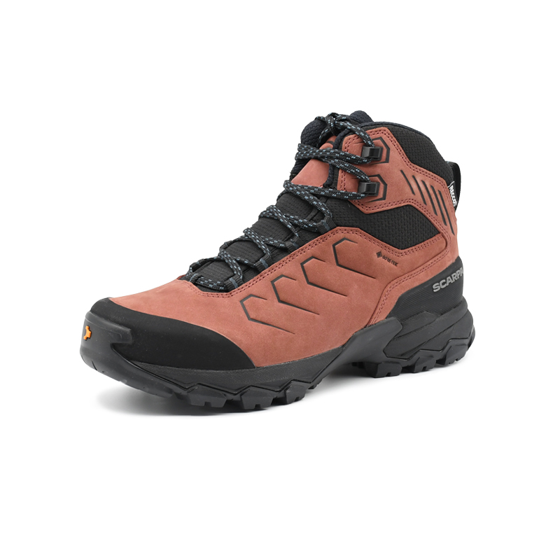 Женские противоскользящие высокие походные ботинки Moraine SCARPA, Bordeaux Red