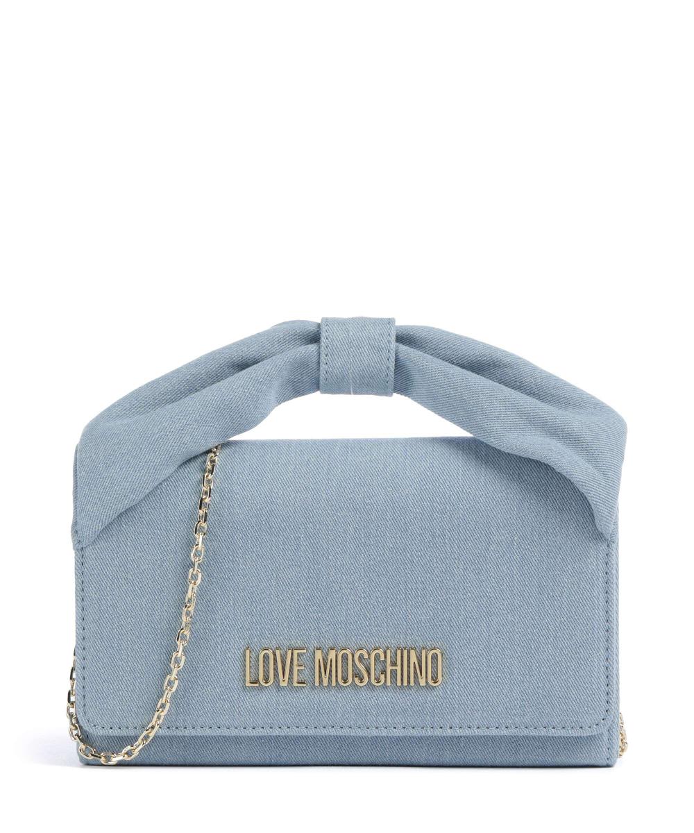 

Элегантная повседневная сумка через плечо из хлопка Love Moschino, синий