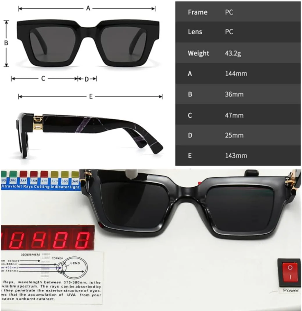 

Модные женские солнцезащитные очки класса люкс в винтажном стиле, конфетные цвета, прозрачные градиентные очки, мужские очки в стиле панк VRTRFFTR, Green Clear