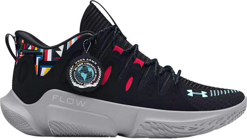 Женские баскетбольные кроссовки Under Armour UA Breakthru 4 Black History Month, красный/синий/черный